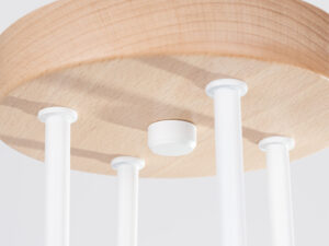 miniaturka Żyrandol TIMBRA 4 biały elegancki LED