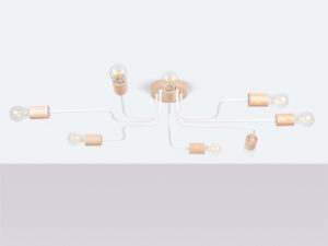 miniaturka Żyrandol TIMBRA 8 biały nowoczesny