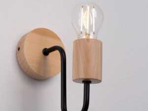 miniaturka Kinkiet TIMBRA czarny loftowy