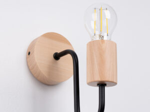 miniaturka Kinkiet TIMBRA czarny loftowy