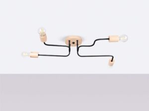 miniaturka Żyrandol TIMBRA 4 czarny designerski