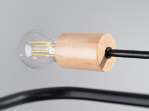 miniaturka Żyrandol TIMBRA 4 czarny designerski