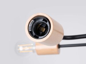 miniaturka Żyrandol TIMBRA 8 czarny elegancki LED