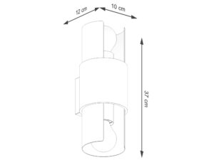 miniaturka Kinkiet FLASHO 2 biały designerski