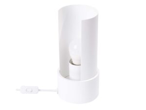 Lampa biurkowa FLASHO biała LED minimalistyczna