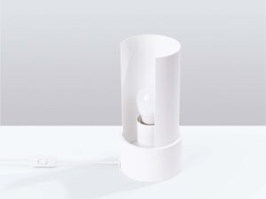 miniaturka Lampa biurkowa FLASHO biała LED minimalistyczna