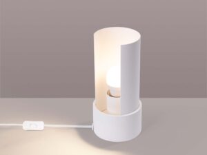 miniaturka Lampa biurkowa FLASHO biała LED minimalistyczna