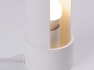 miniaturka Lampa biurkowa FLASHO biała LED minimalistyczna