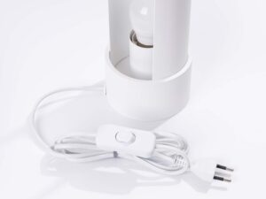 miniaturka Lampa biurkowa FLASHO biała LED minimalistyczna