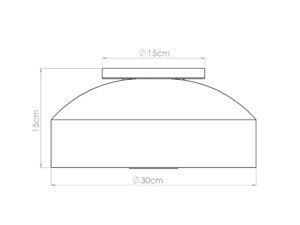 miniaturka Plafon OMIRA biały LED minimalistyczny