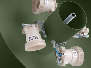 miniaturka Plafon OMIRA zielony oliwkowy skandynawski