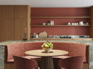 miniaturka Plafon OMIRA ochra czerwona designerski