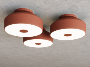 miniaturka Plafon OMIRA ochra czerwona designerski