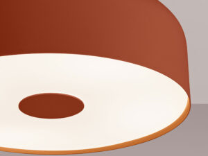 miniaturka Plafon OMIRA ochra czerwona designerski