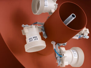 miniaturka Plafon OMIRA ochra czerwona designerski