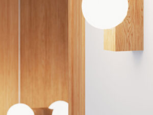 miniaturka Plafon BOLDO 4 drewniany sufitowy