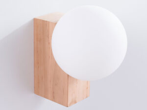 miniaturka Kinkiet BOLDO drewniany naturalny