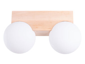 Plafon BOLDO 2 drewniany naturalny