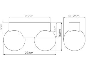 miniaturka Plafon BOLDO 2 drewniany naturalny