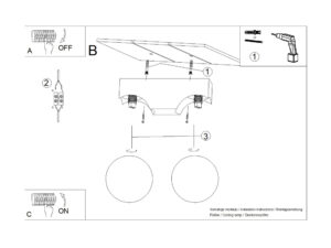 miniaturka Plafon BOLDO 2 drewniany naturalny