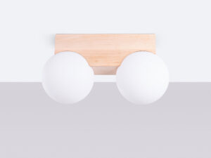 miniaturka Plafon BOLDO 2 drewniany naturalny