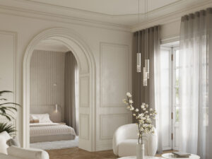 miniaturka Lampa wisząca LAMIR 3P biały elegancka