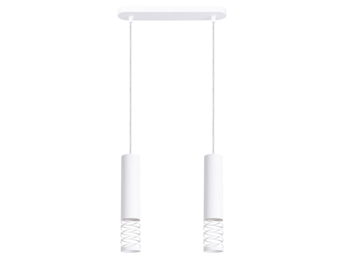 Lampa wisząca LAMIR 2 biały minimalistyczna