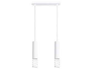 Lampa wisząca LAMIR 2 biały minimalistyczna