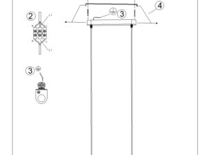 miniaturka Lampa wisząca LAMIR 2 biały minimalistyczna