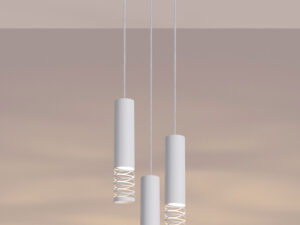 miniaturka Lampa wisząca LAMIR 3P biały elegancka