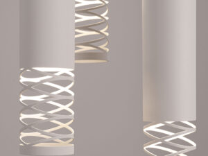 miniaturka Lampa wisząca LAMIR 3P biały elegancka