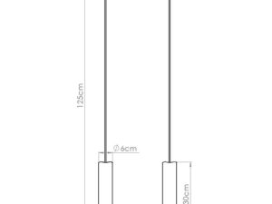 miniaturka Lampa wisząca LIRIO 2 biały nowoczesna