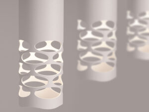 miniaturka Lampa wisząca LIRIO 3L biały designerska