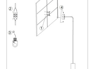 miniaturka Kinkiet LIRIO biały minimalistyczny