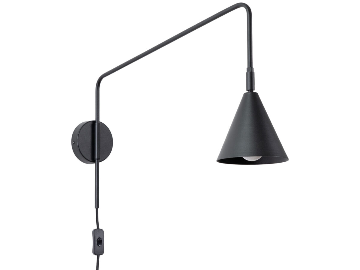 Kinkiet NOREN czarny loftowy