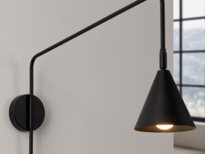 miniaturka Kinkiet NOREN czarny loftowy