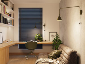 miniaturka Kinkiet NOREN zielona oliwka skandynawski