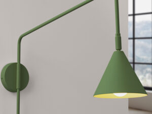 miniaturka Kinkiet NOREN zielona oliwka skandynawski