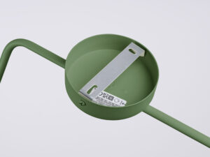 miniaturka Kinkiet NOREN zielona oliwka skandynawski