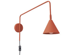Kinkiet NOREN ochra czerwona designerski