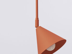 miniaturka Kinkiet NOREN ochra czerwona designerski