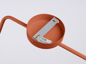 miniaturka Kinkiet NOREN ochra czerwona designerski