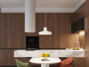 miniaturka Lampa wisząca BIRNO biała elegancka