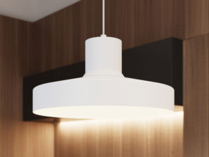 miniaturka Lampa wisząca BIRNO biała elegancka