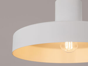 miniaturka Lampa wisząca BIRNO biała elegancka