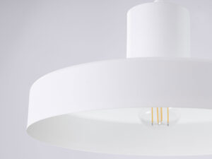 miniaturka Lampa wisząca BIRNO biała elegancka