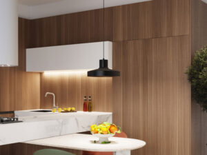 miniaturka Lampa wisząca BIRNO czarna loftowa