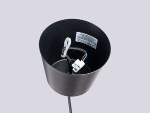 miniaturka Lampa wisząca BIRNO czarna loftowa