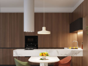 miniaturka Lampa wisząca BIRNO beżowa minimalistyczna