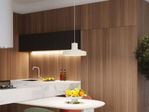 miniaturka Lampa wisząca BIRNO beżowa minimalistyczna